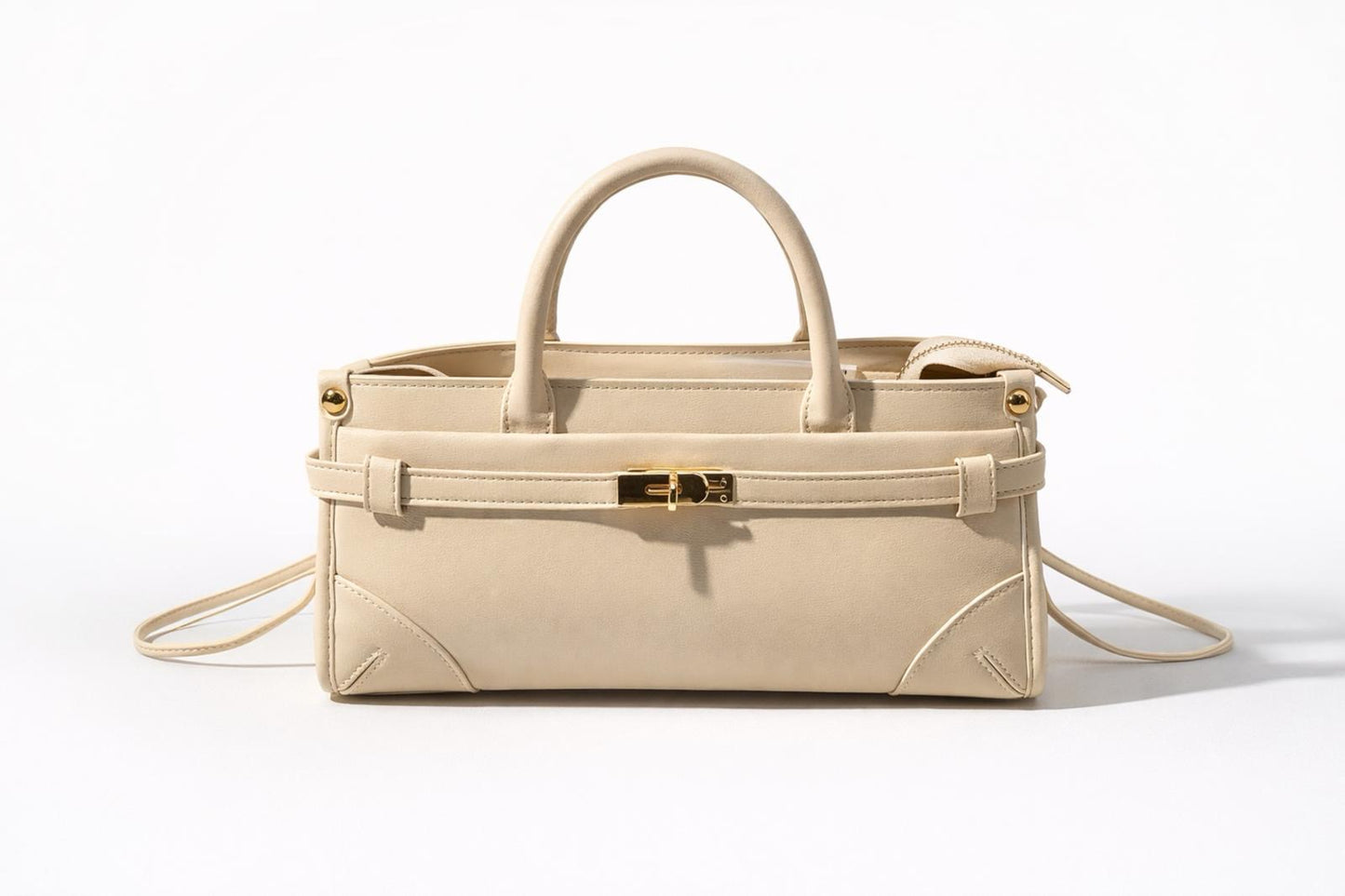 Borsa laccata rettangolare