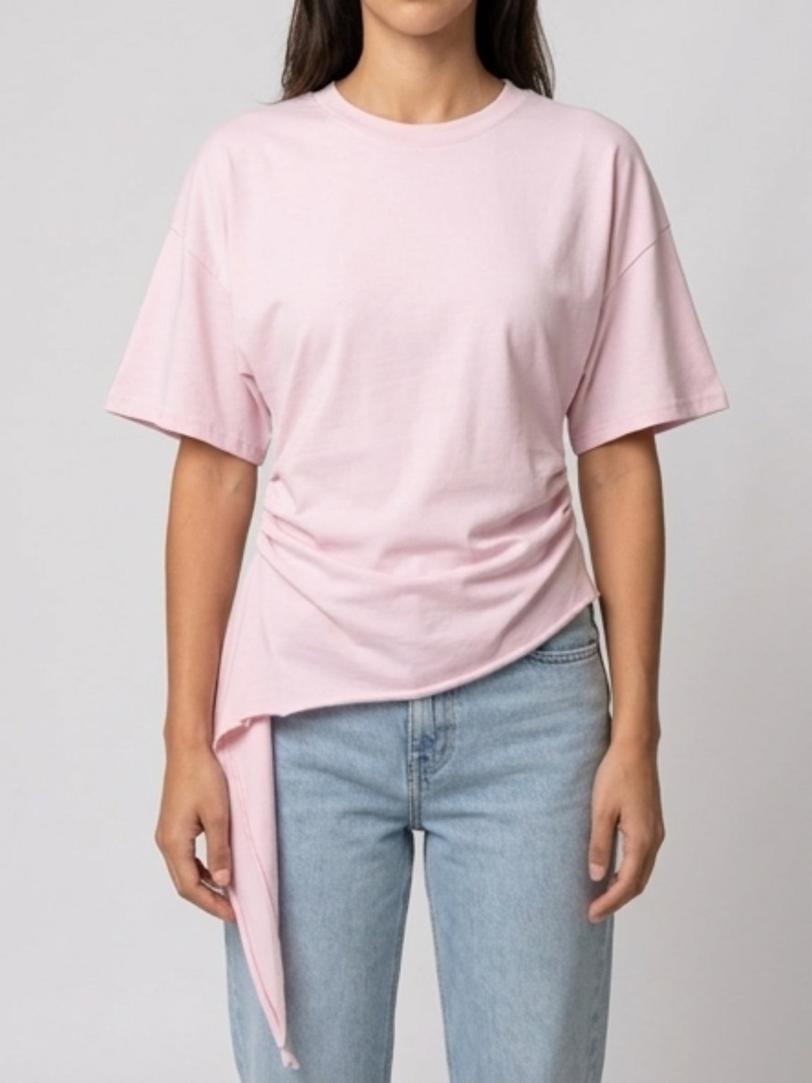 T-shirt nodo laterale