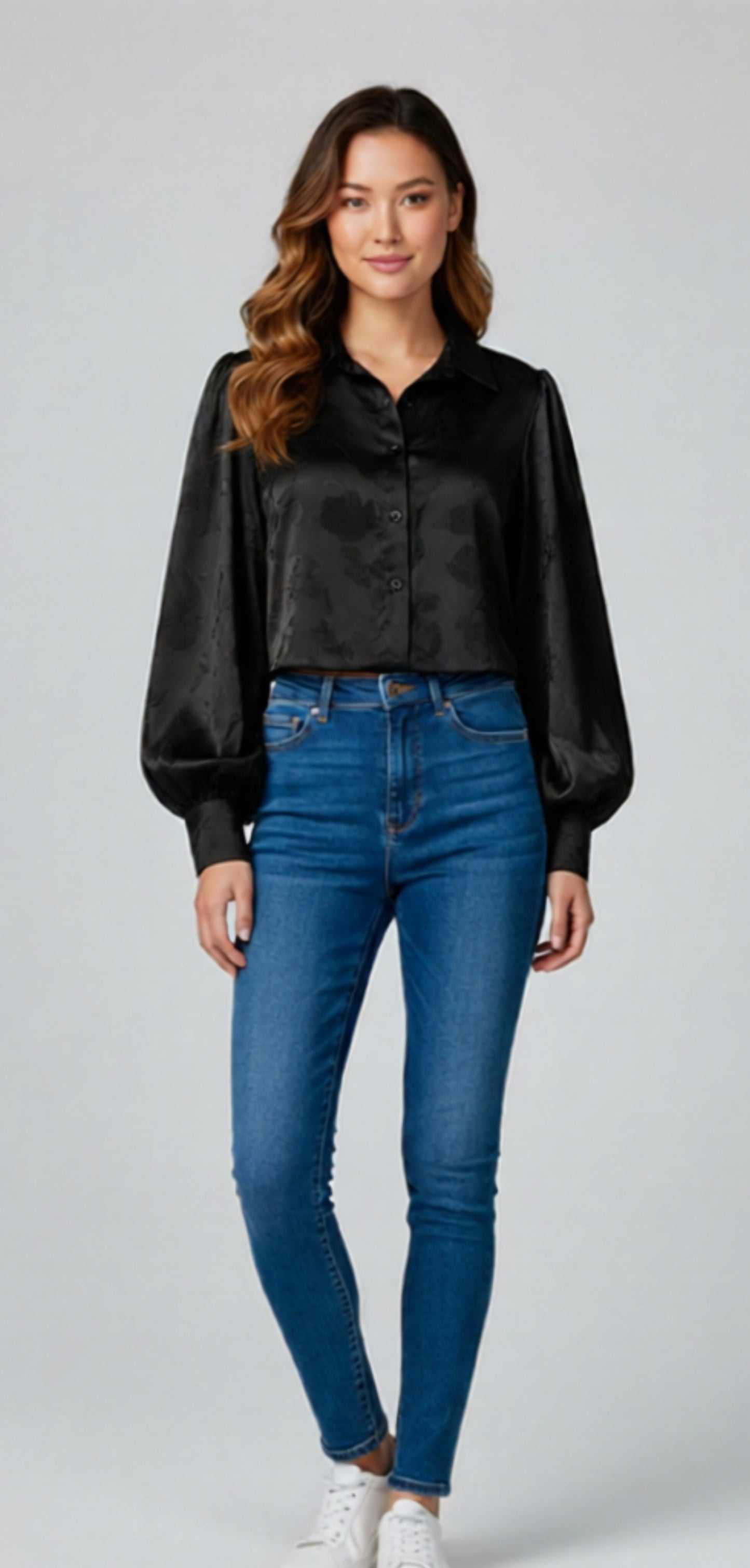 Camicia crop raso