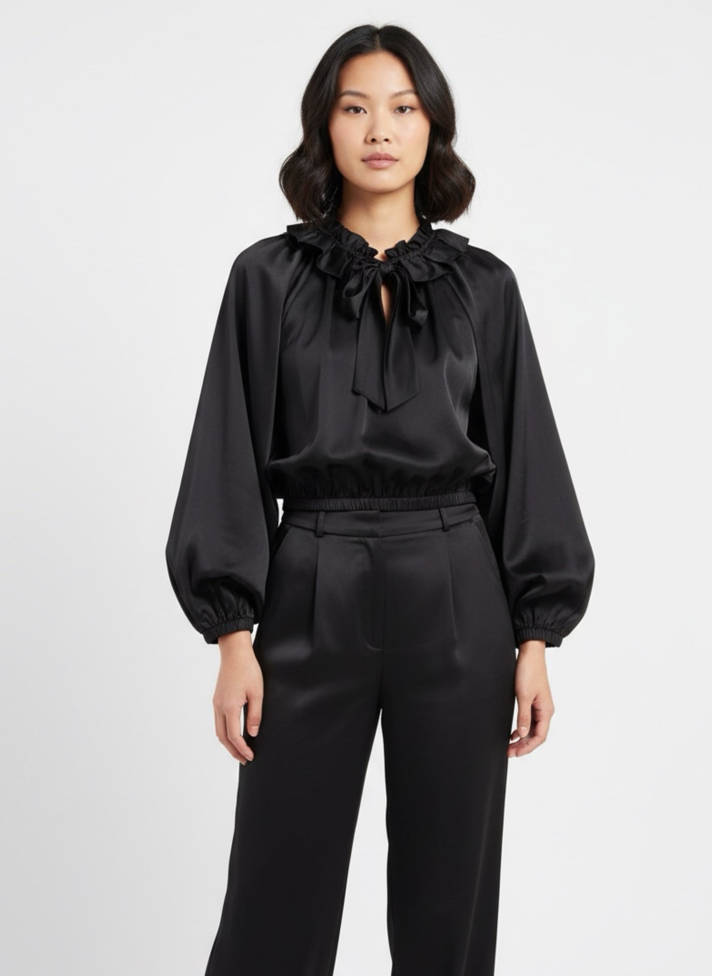 Camicia velo fiocco