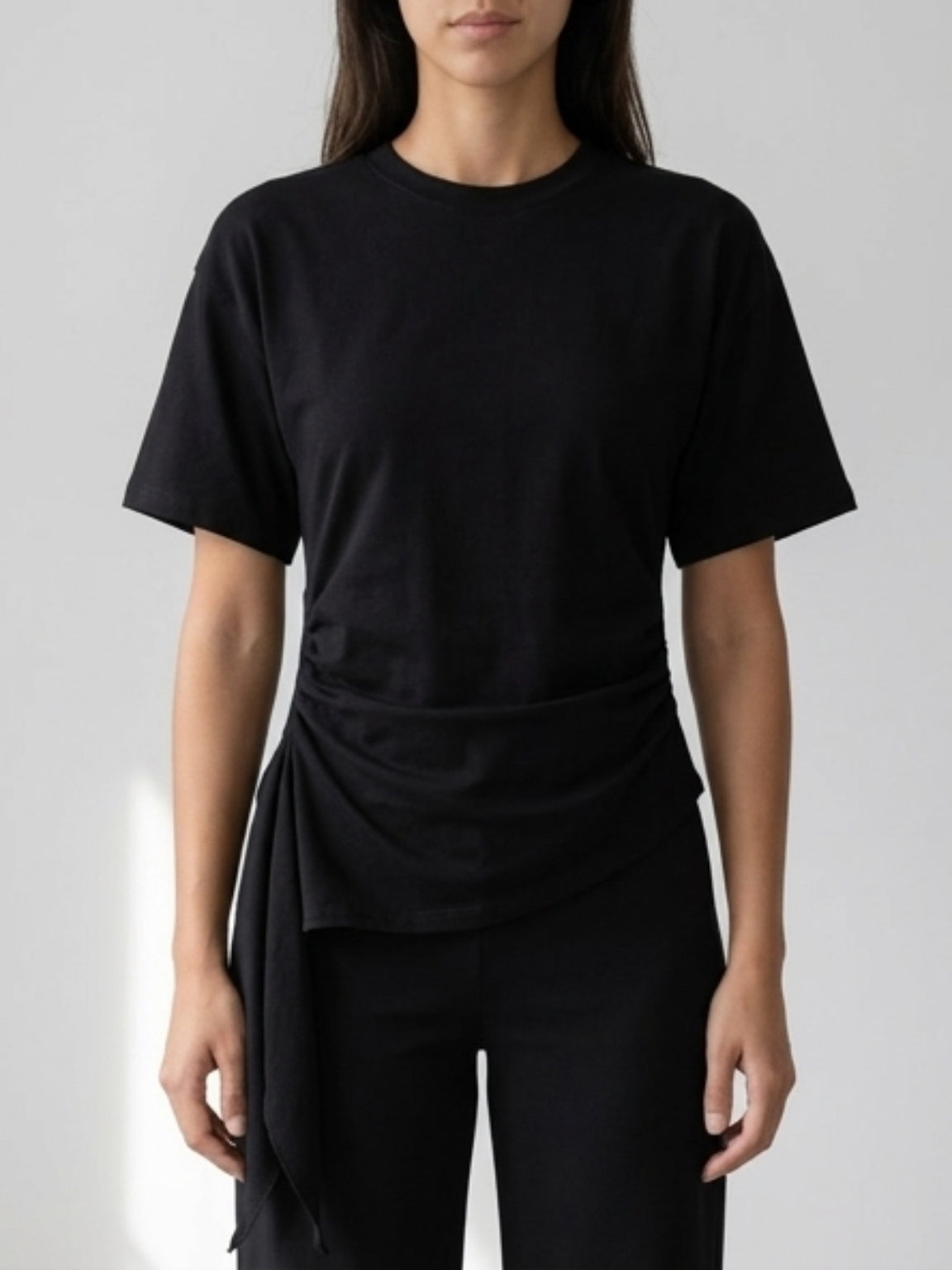 T-shirt nodo laterale