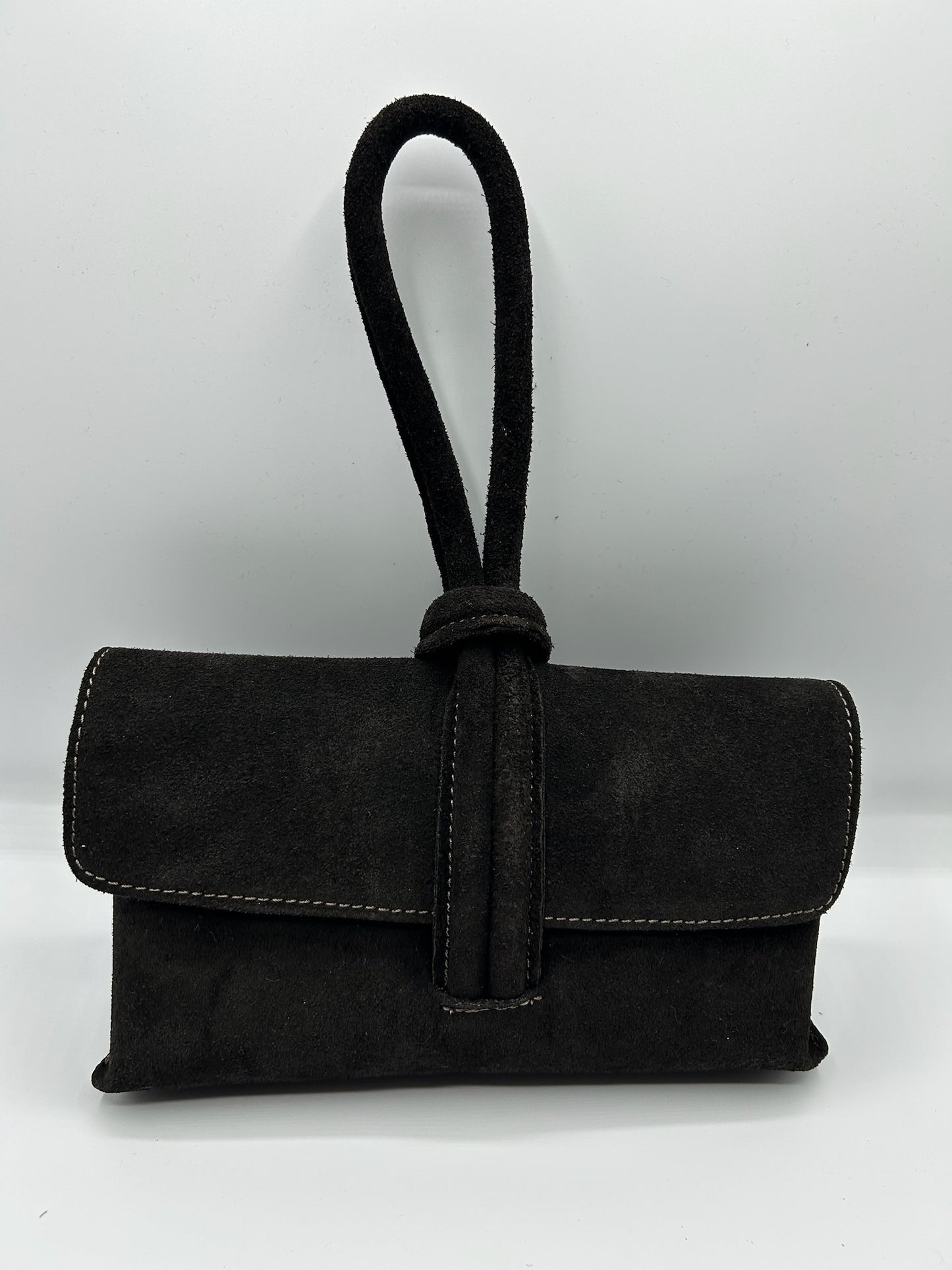 Pochette scamosciata