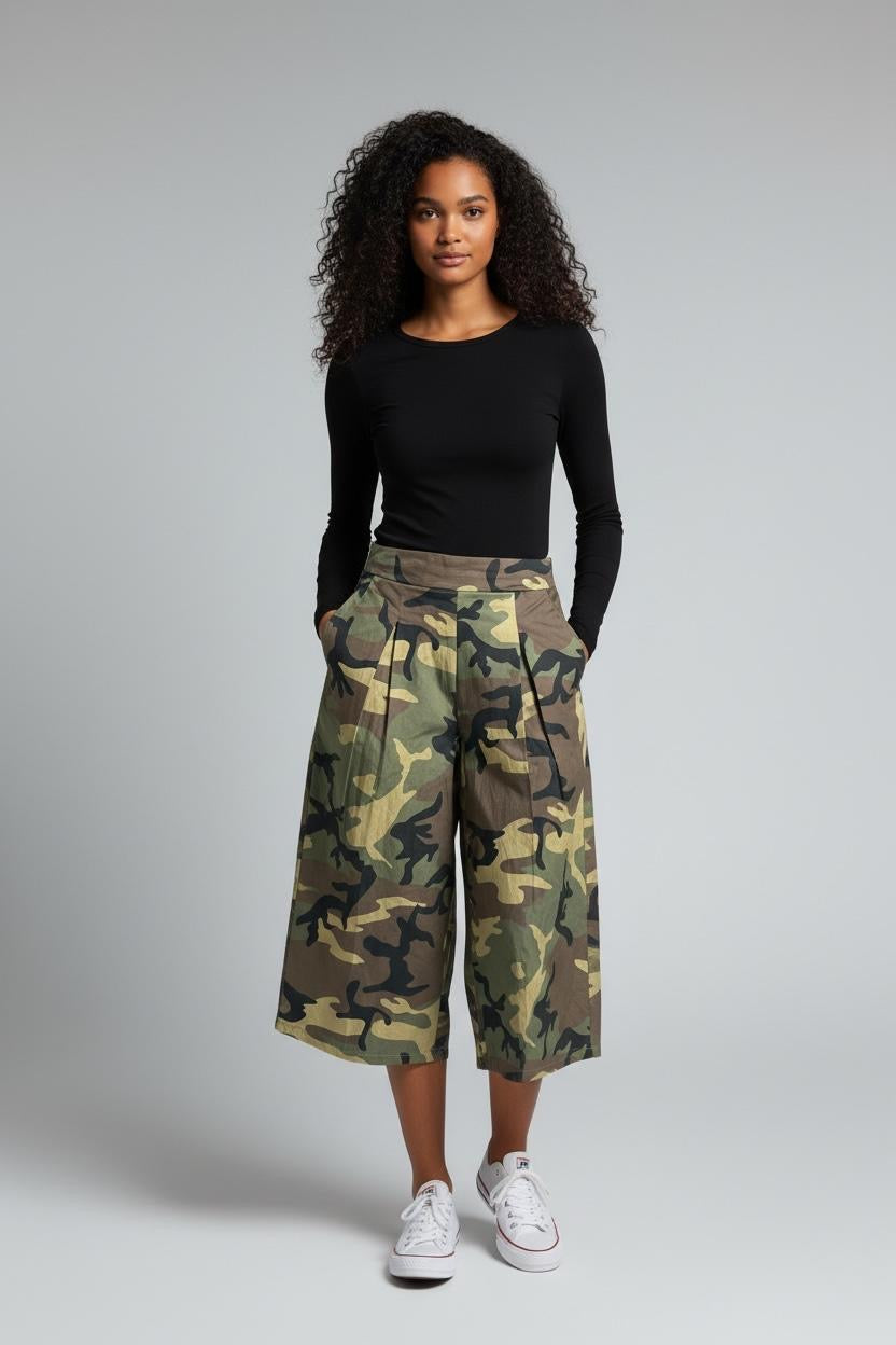 Pantaloni militari 3/4
