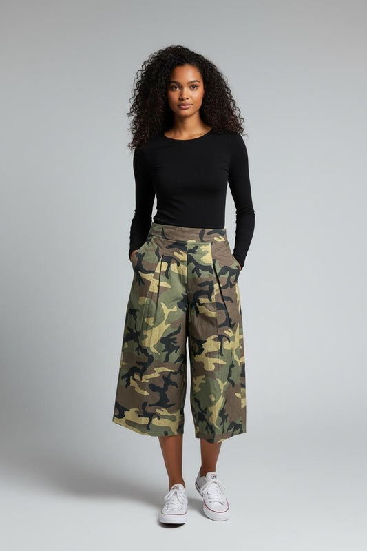 Pantaloni militari 3/4