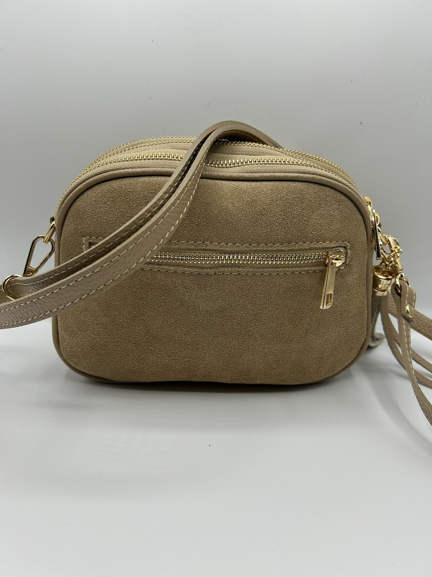 Borsa tracolla scamosciata