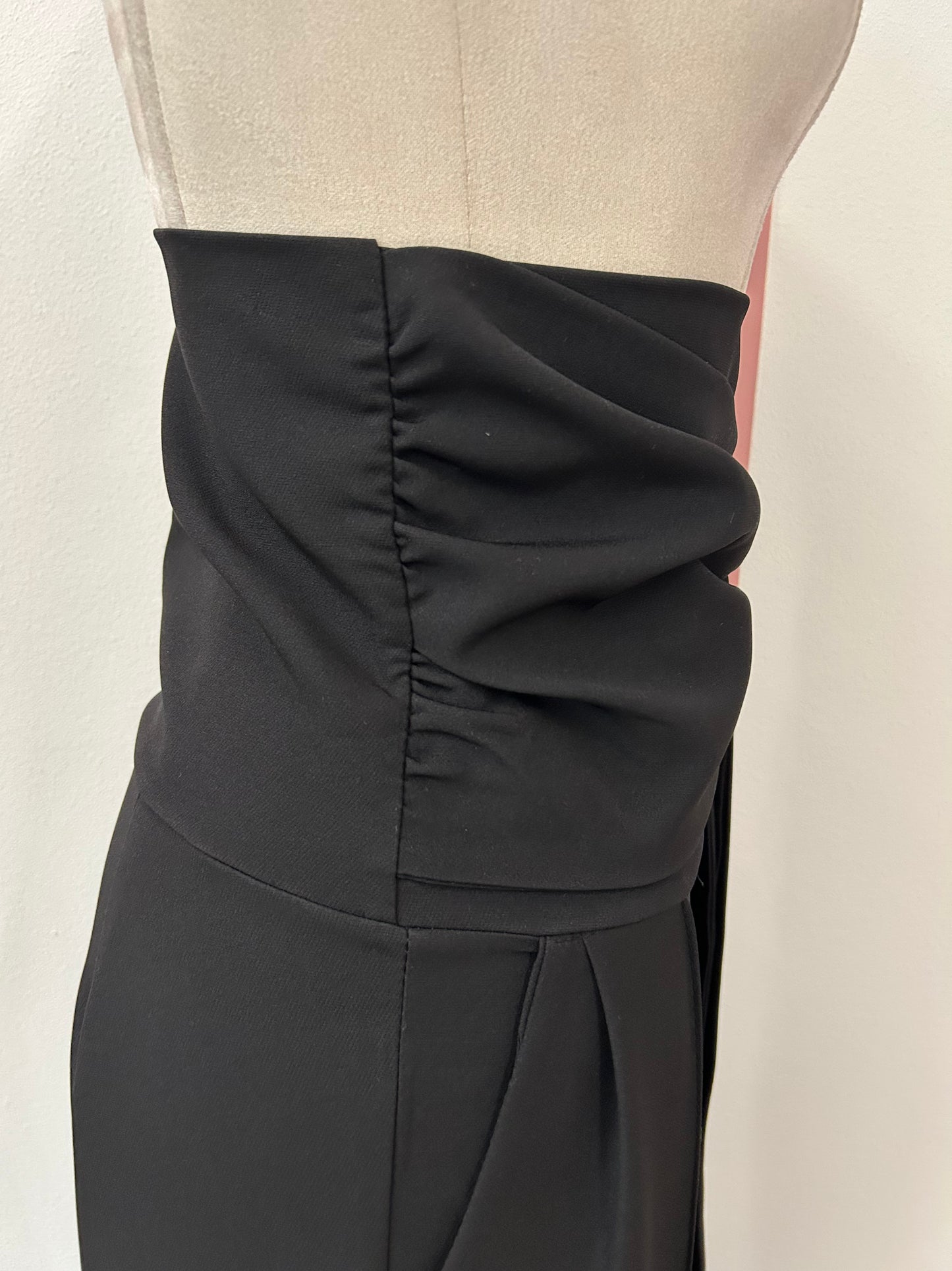 Pantalone vita altissima con fusciacca