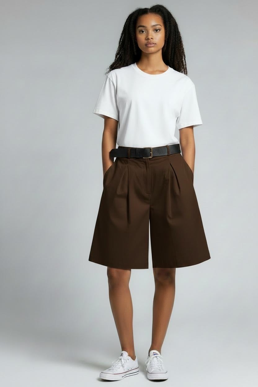 Pantaloni cotone 3/4