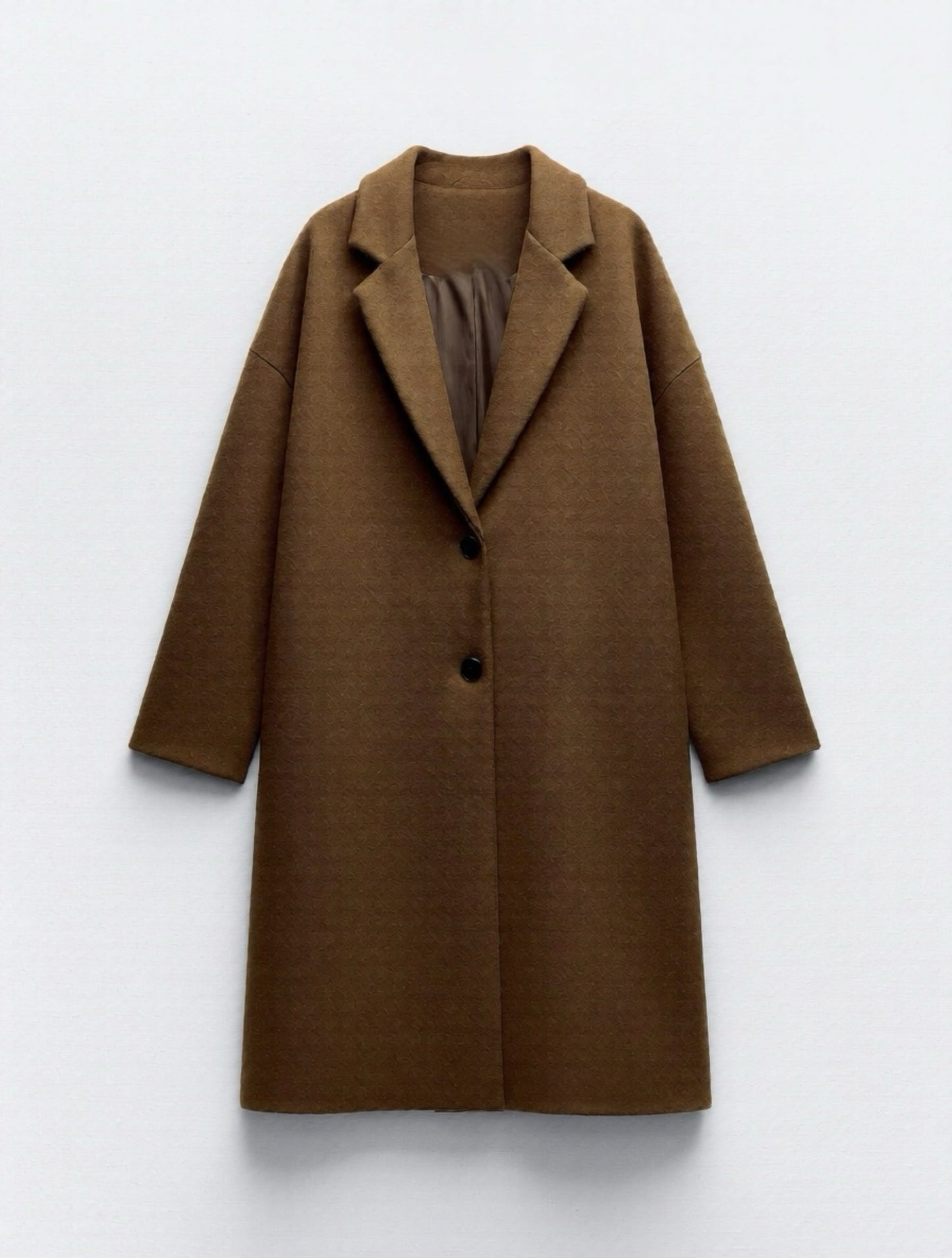 Cappotto over con due bottoni