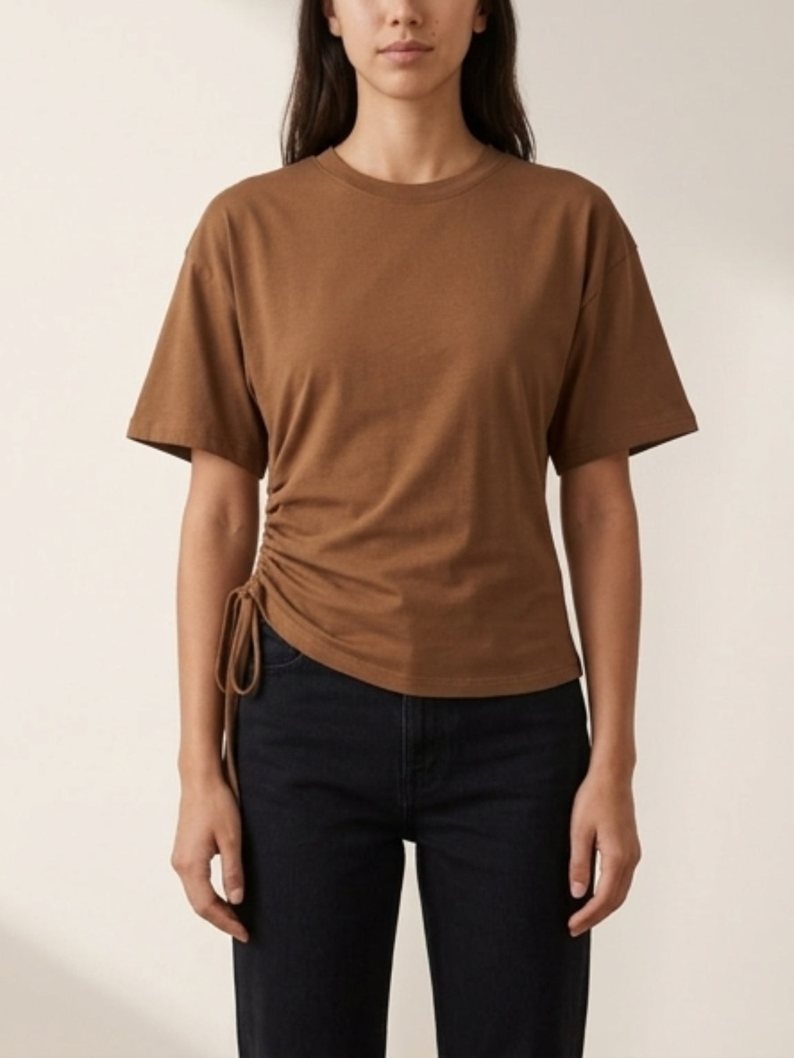 T-shirt nodo laterale