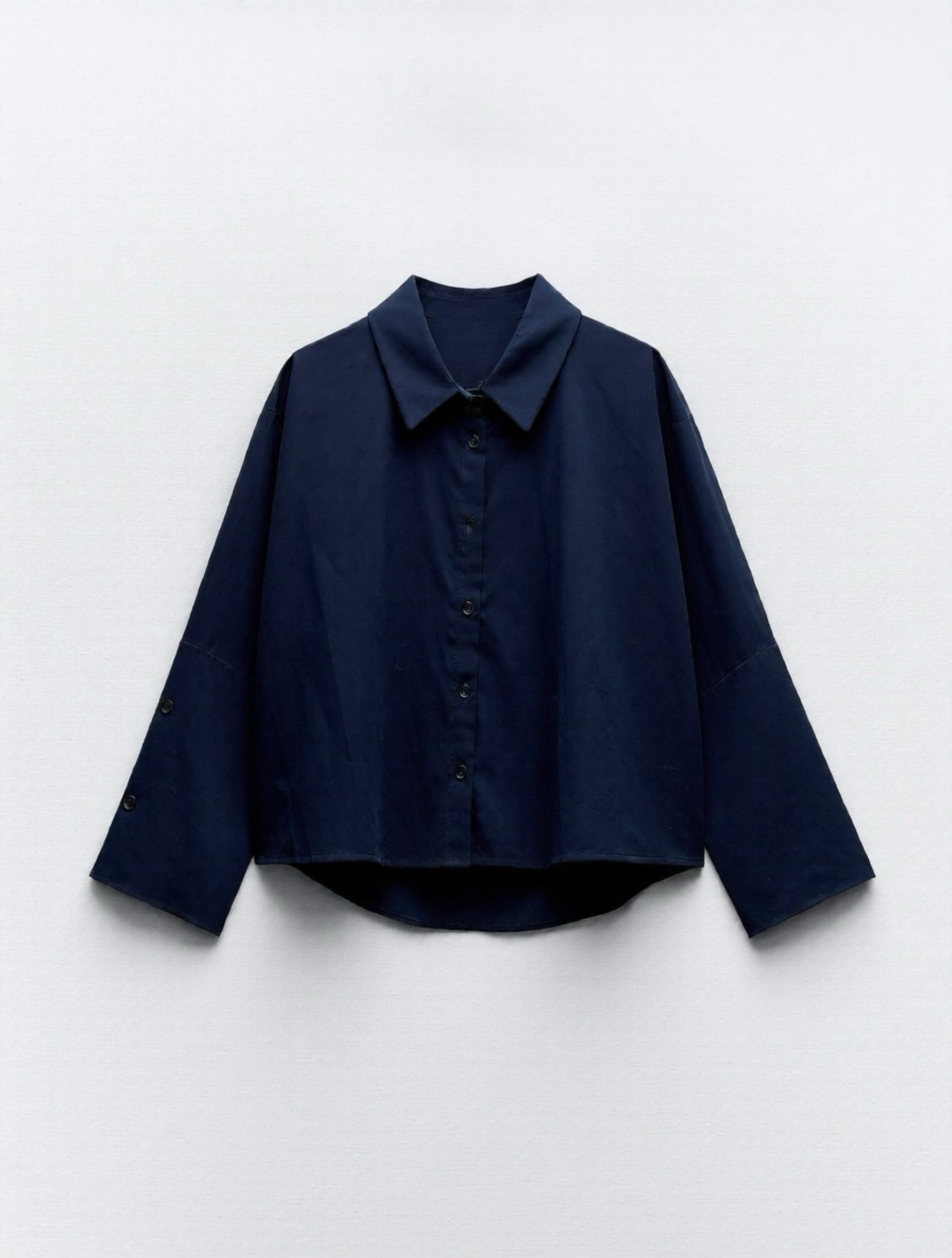 Camicia corta bottoni manica