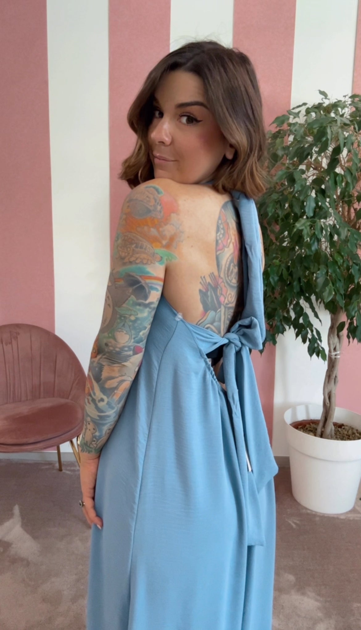 Abito fiocco schiena