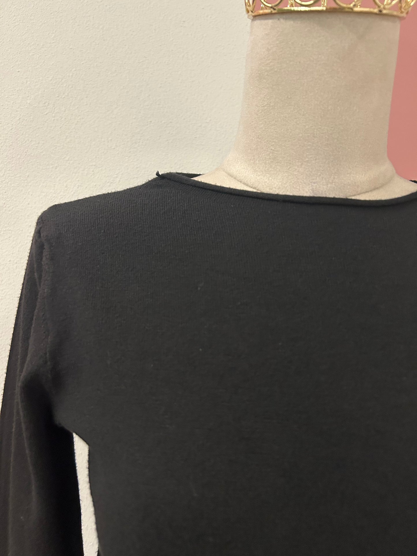 Maglia scollo a barchetta