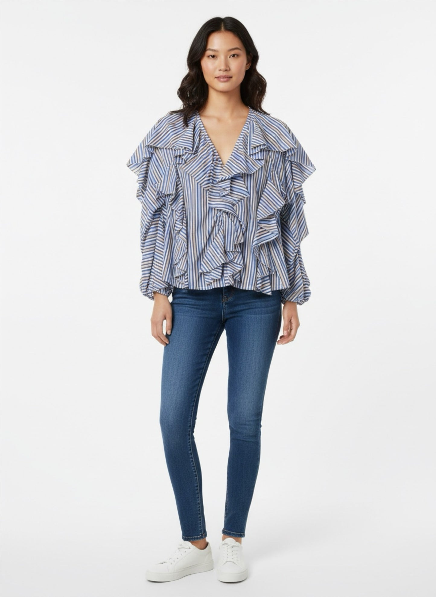Camicia scollo V