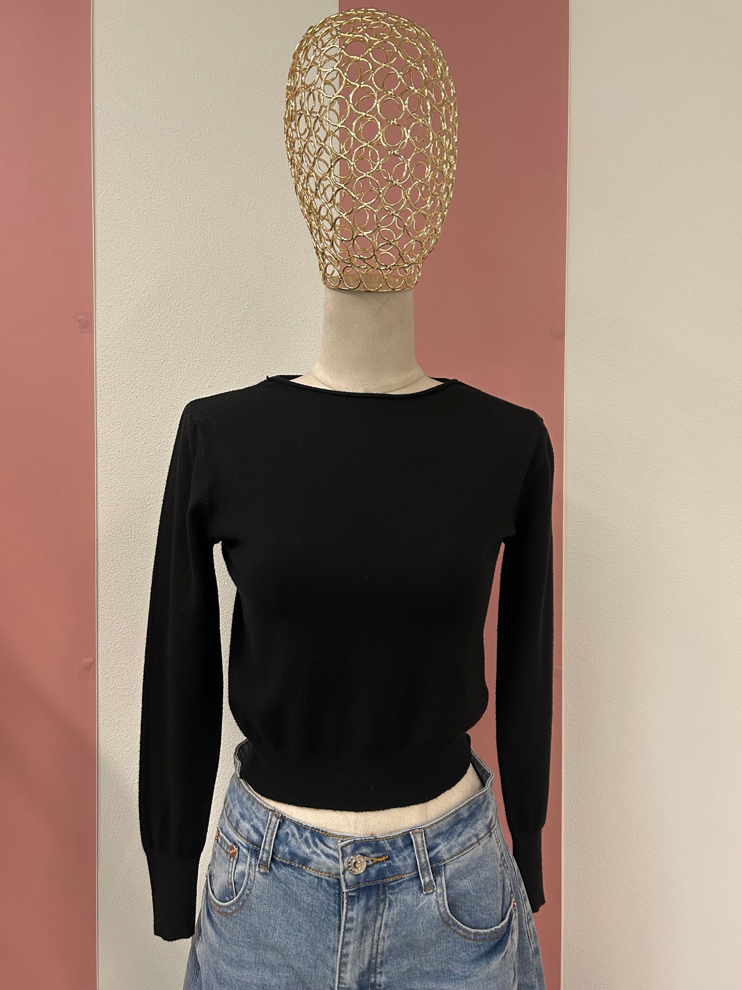 Maglia scollo a barchetta