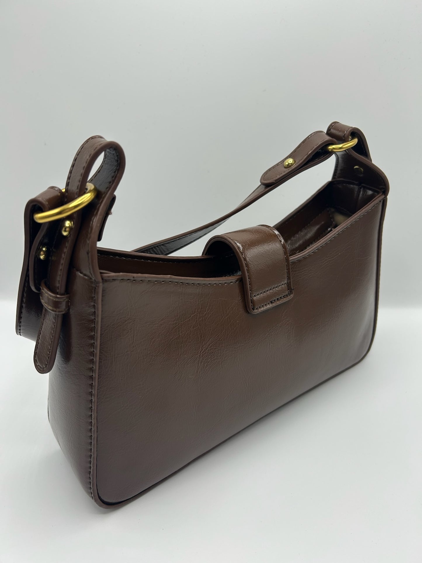 Borsa con scritta oro