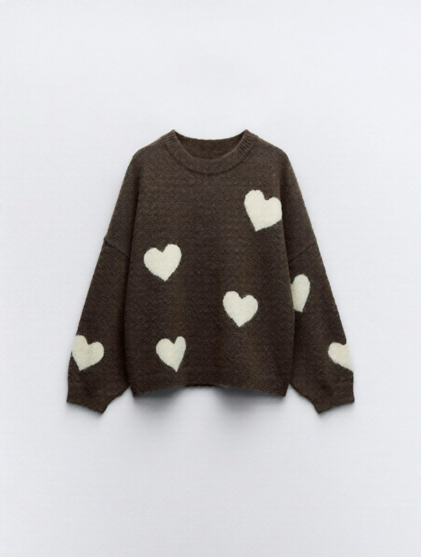Maglione cuori colorati