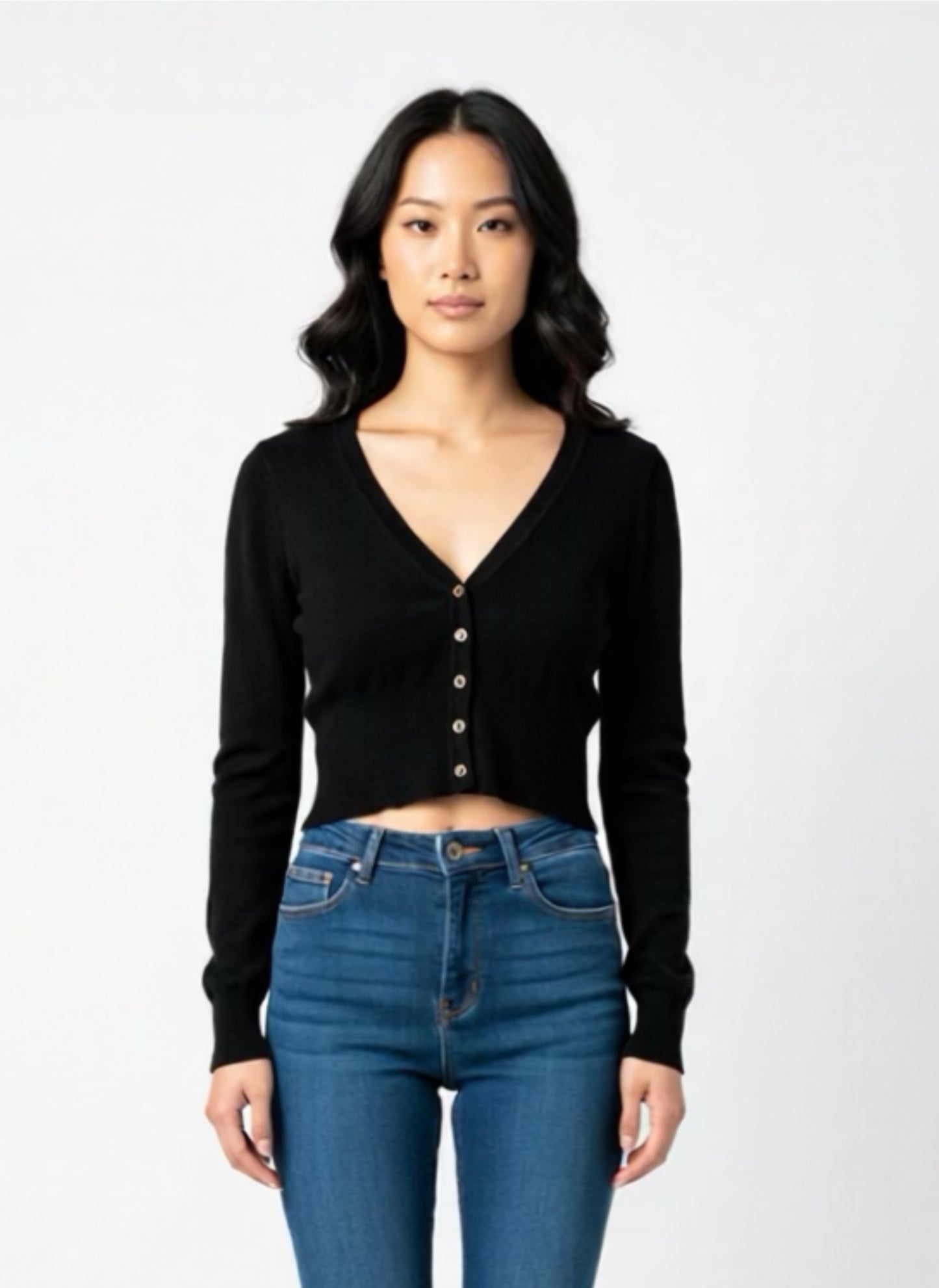 Cardigan crop