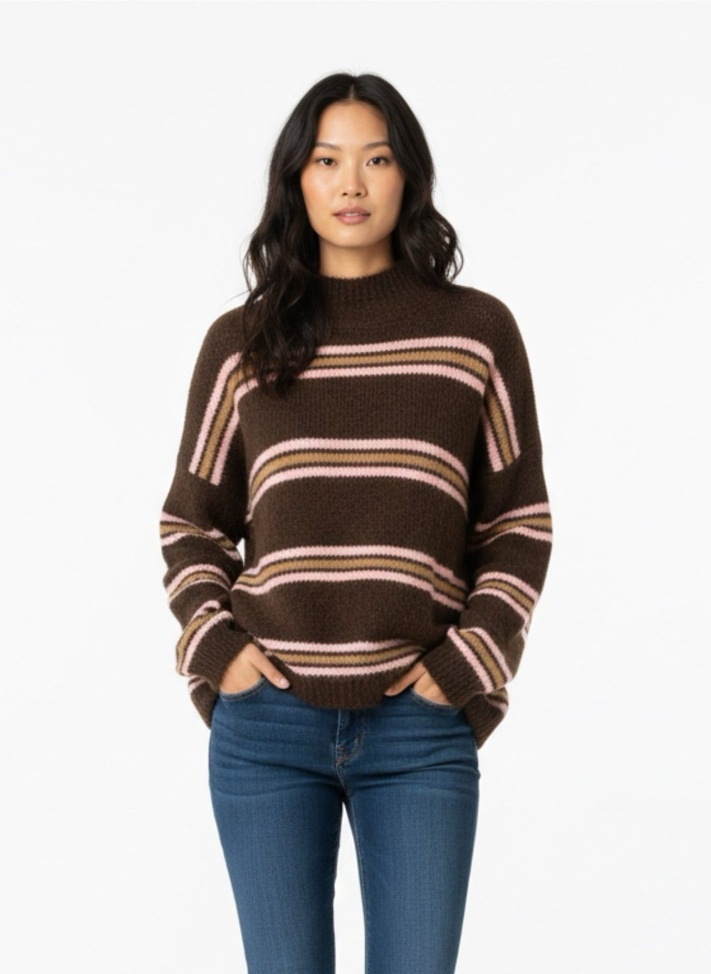 Maglione righe colorate