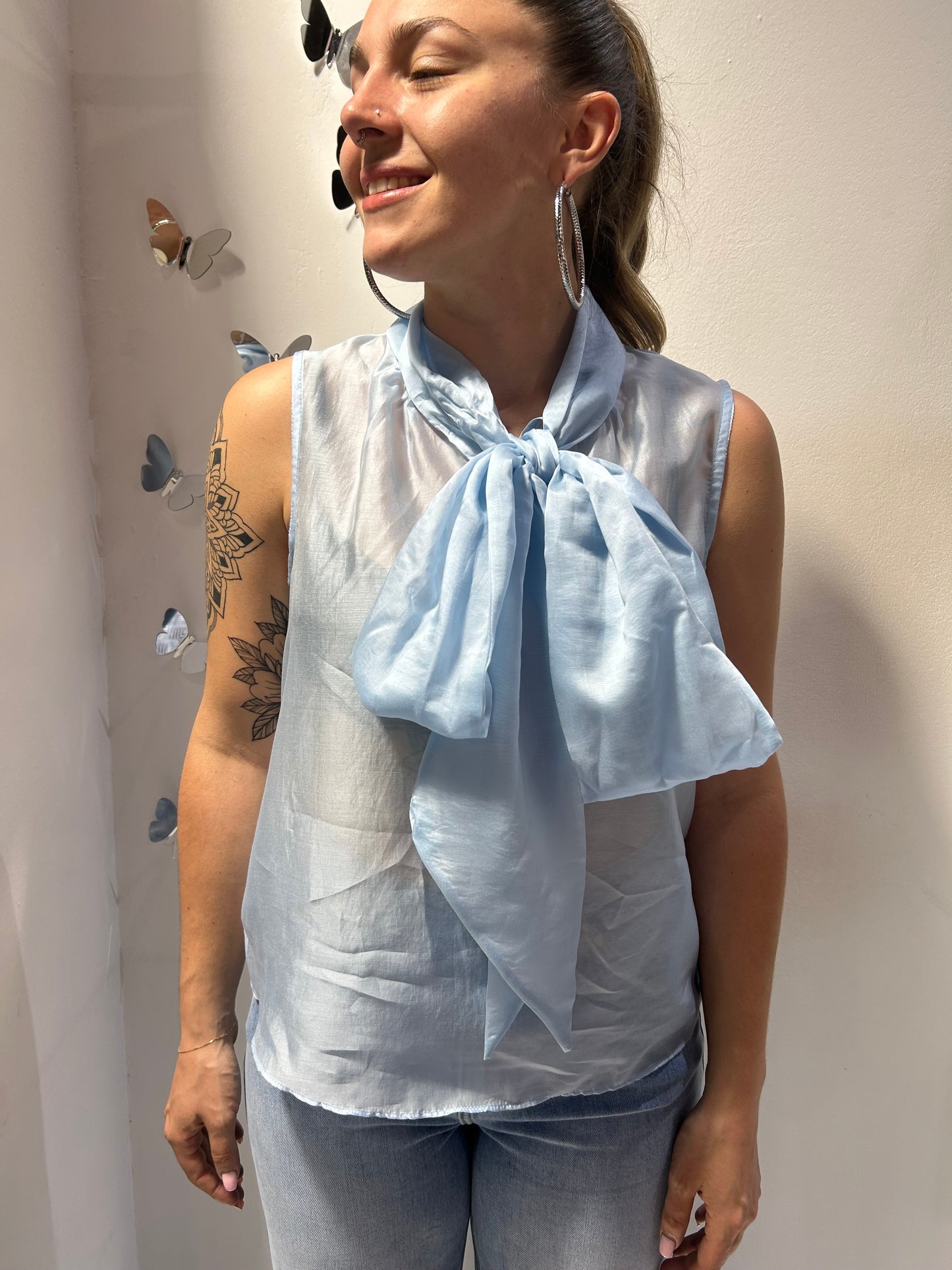 Camicia trasparente
