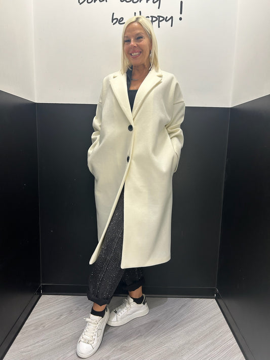 Cappotto over con due bottoni