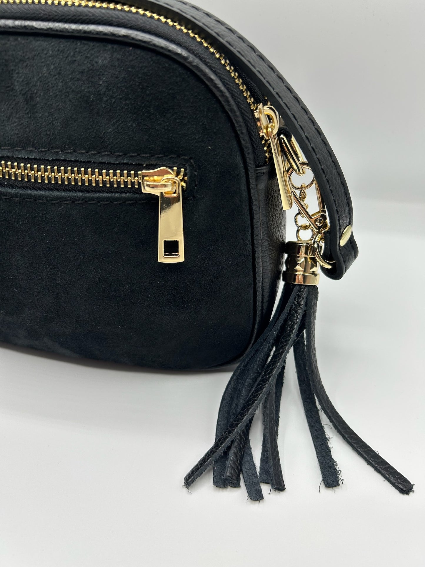Borsa tracolla scamosciata