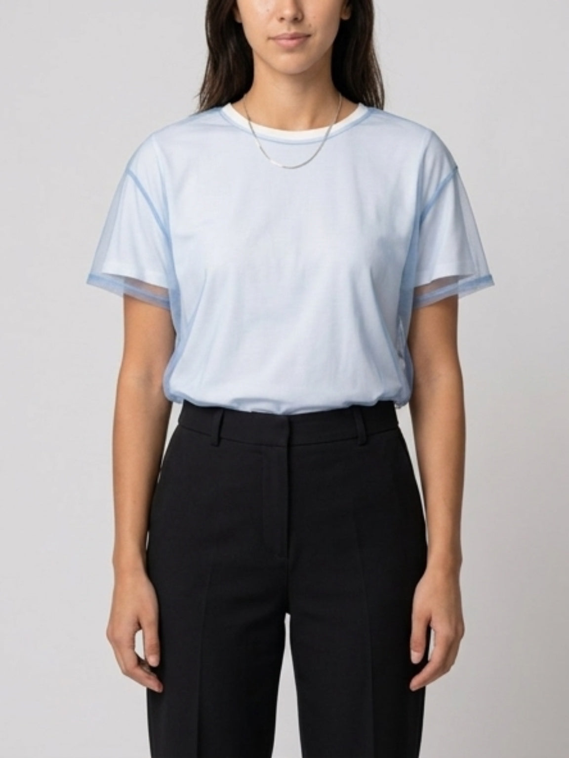 T-shirt doppia velata toulle