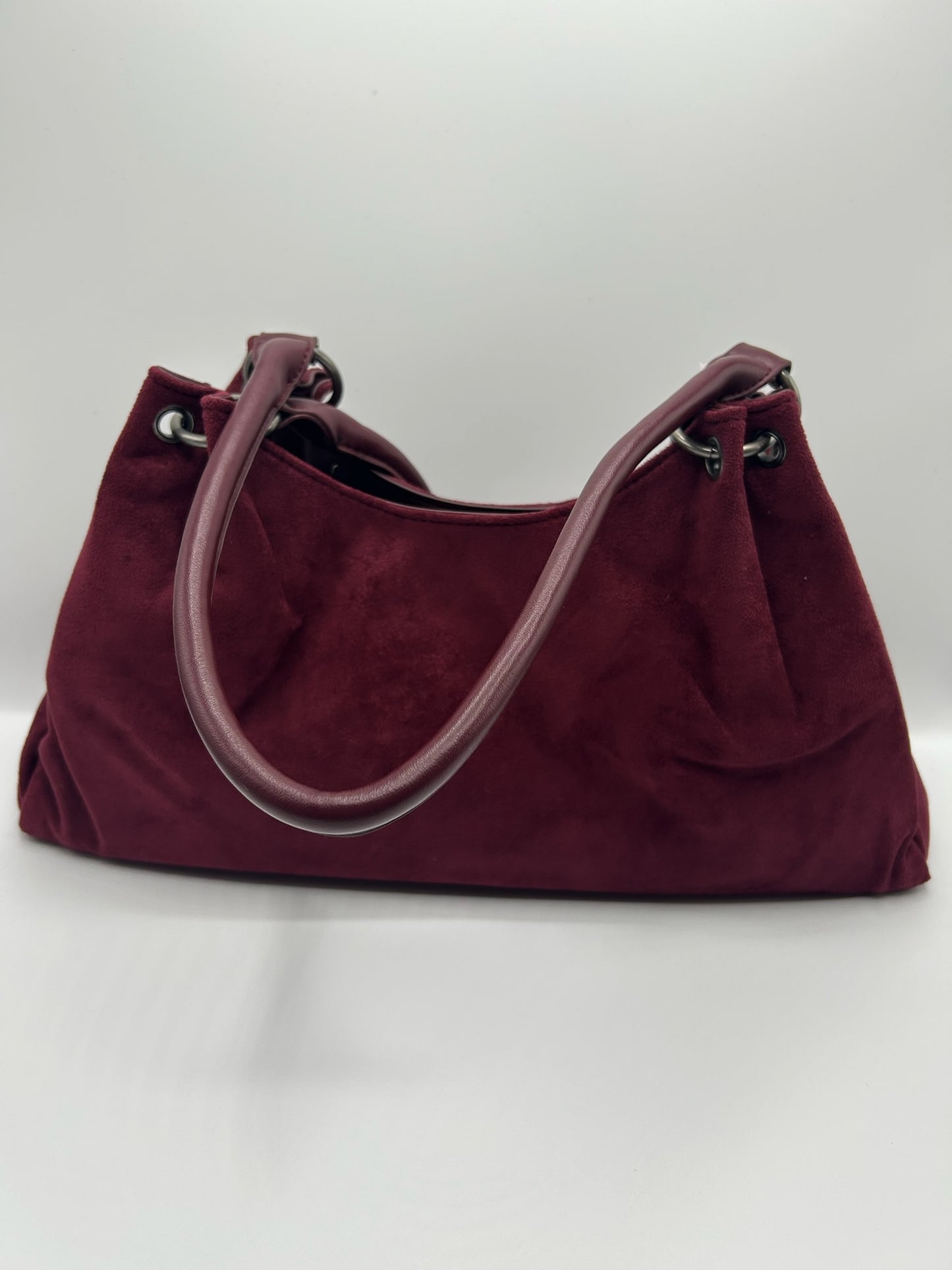 Borsa scamosciata