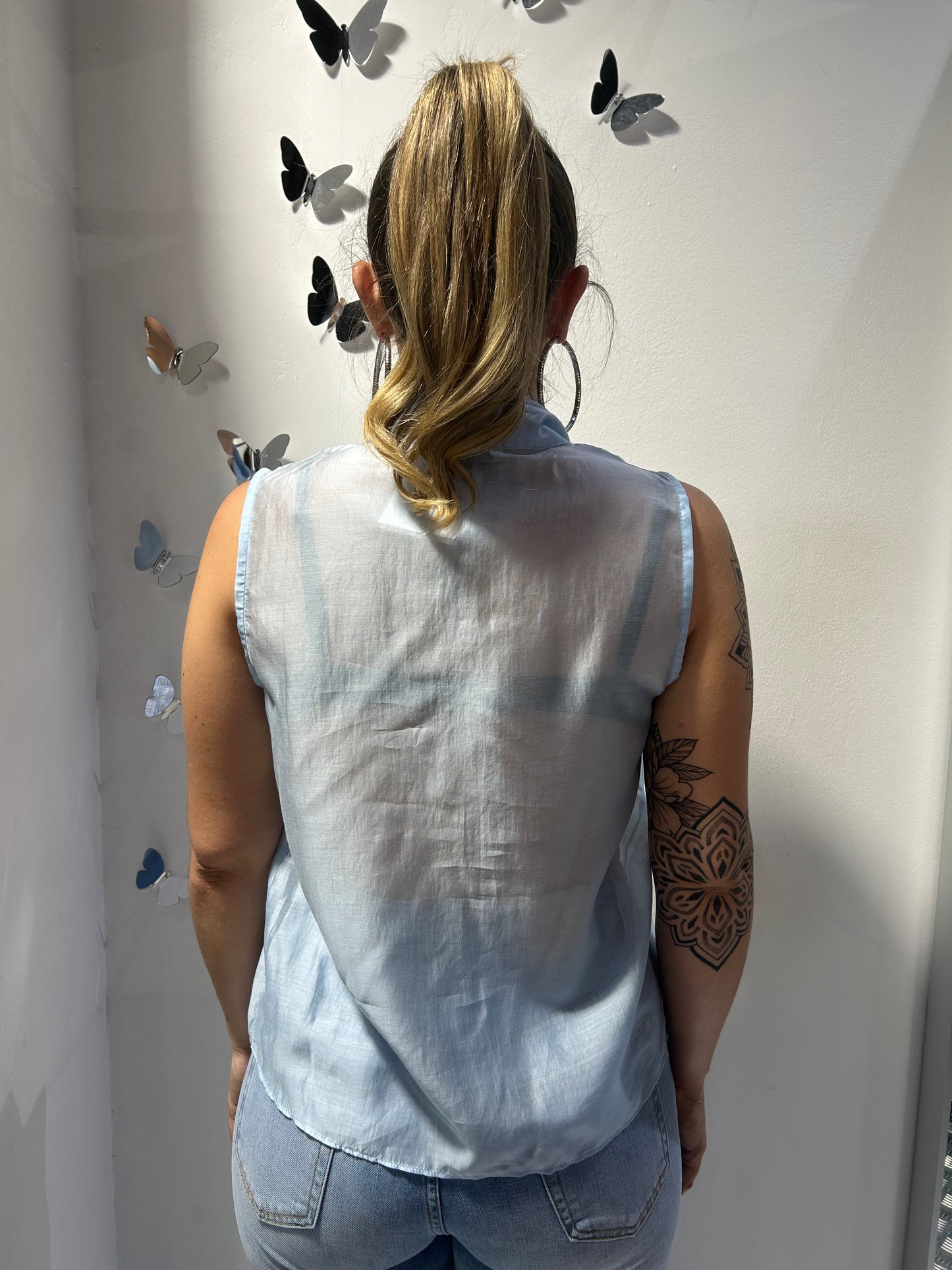Camicia trasparente