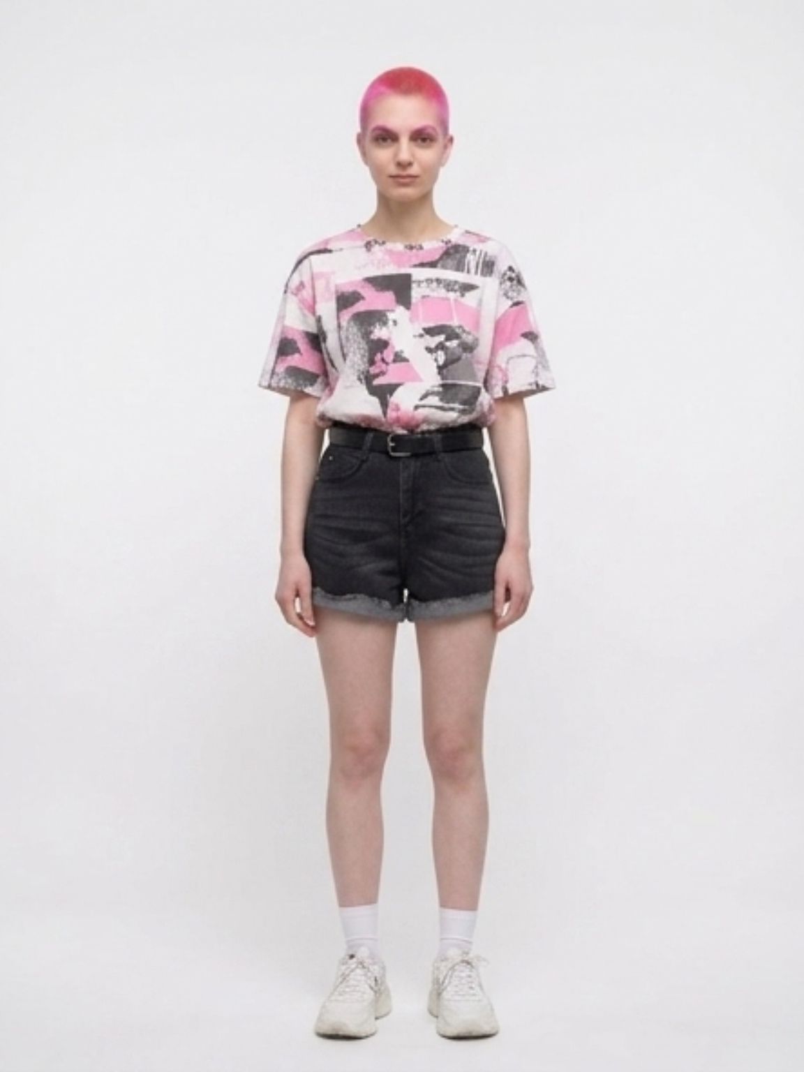 Short jeans risvolto