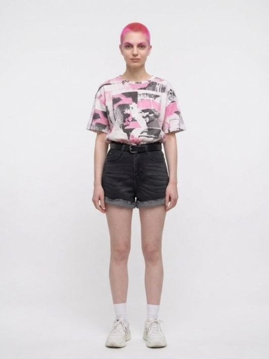 Short jeans risvolto