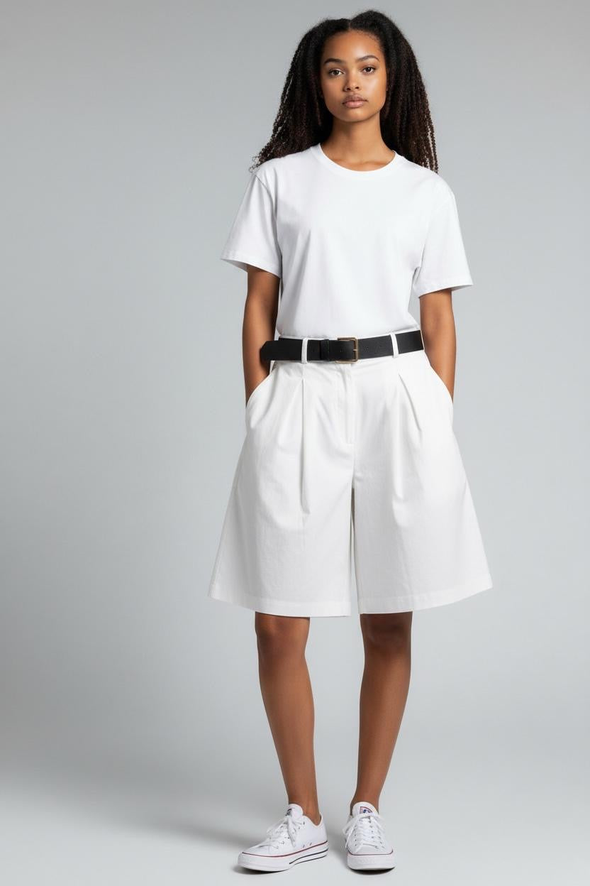 Pantaloni cotone 3/4