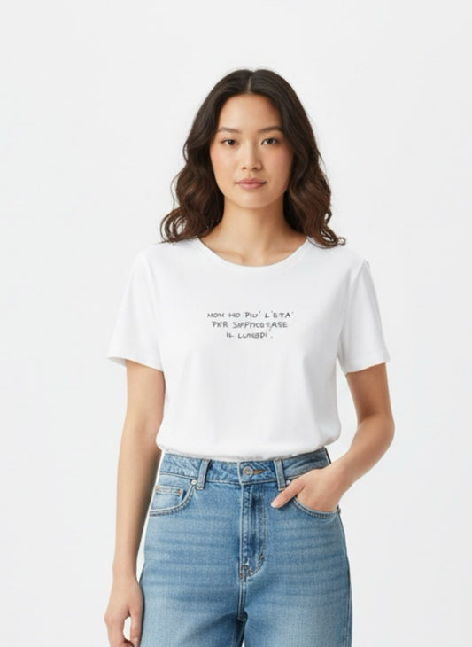 T-shirt scritta N 02