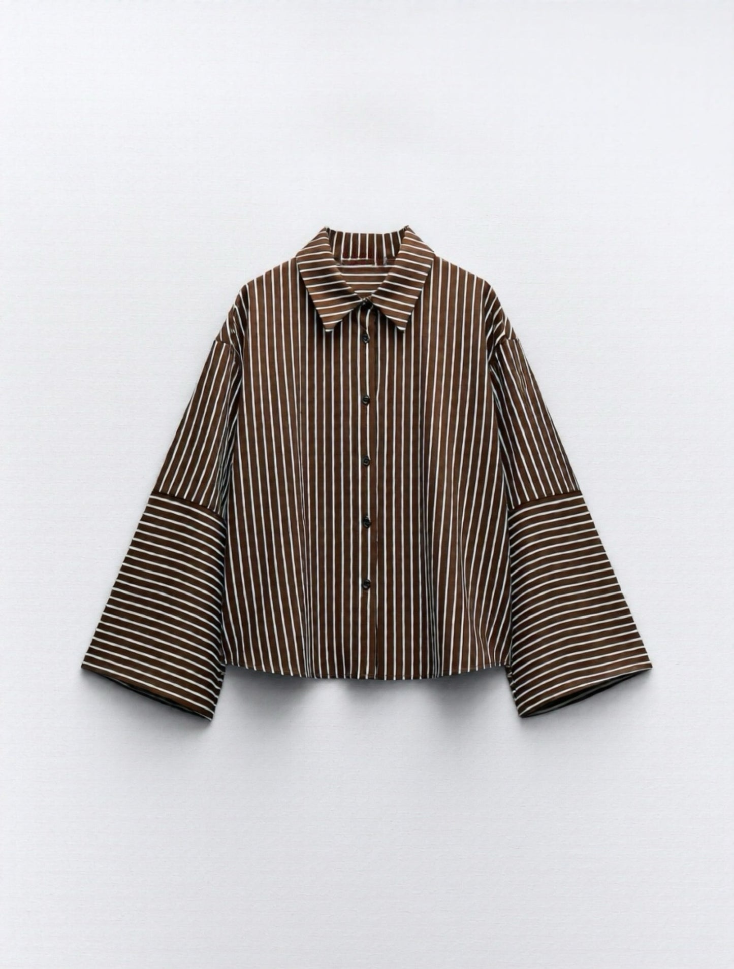 Camicia corta bottoni manica