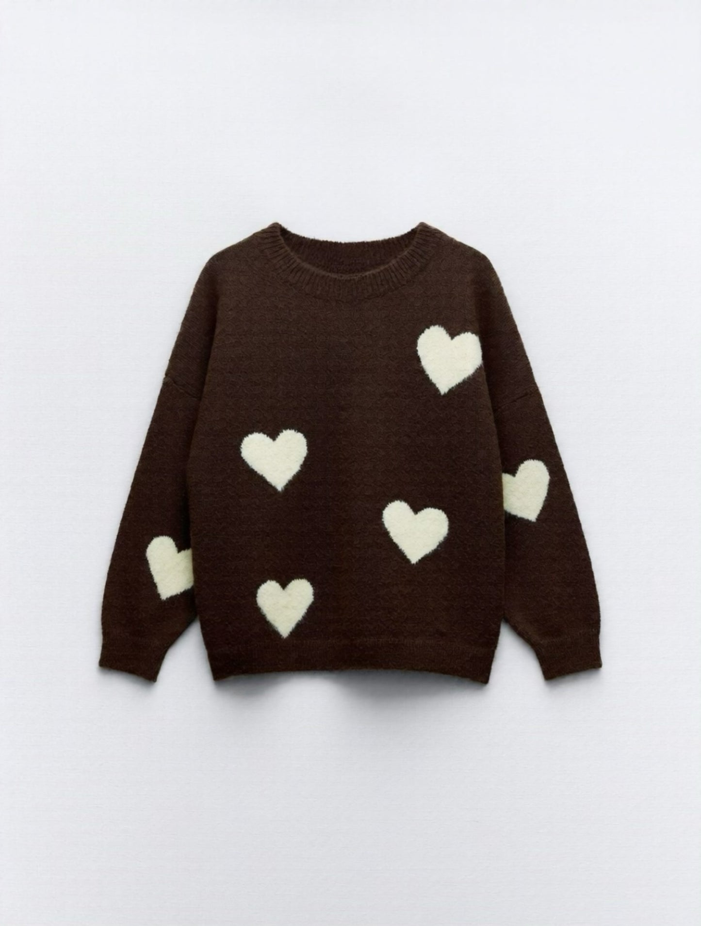 Maglione cuori colorati