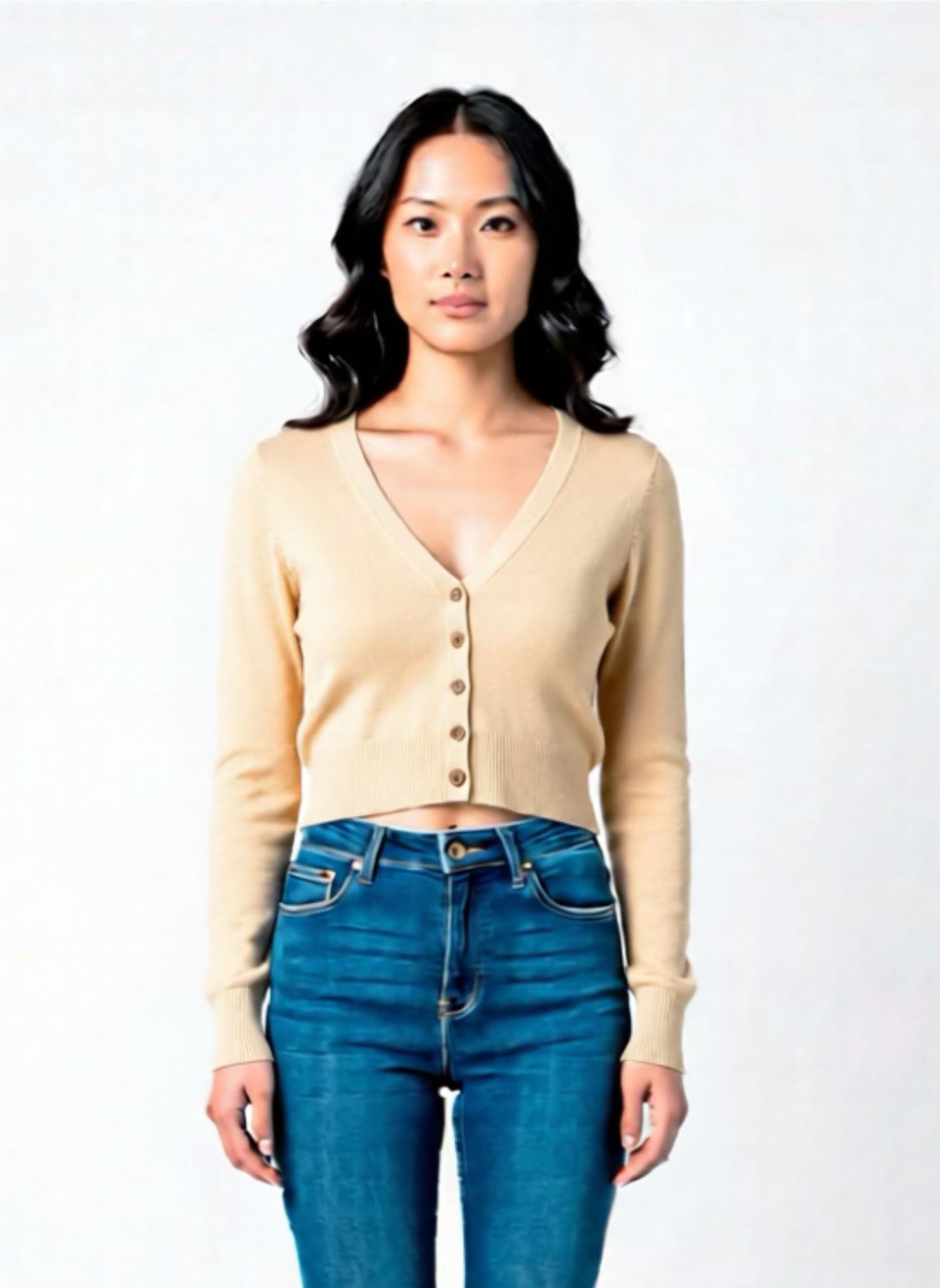 Cardigan crop