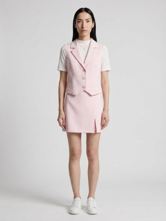 Gilet chiusura obliqua