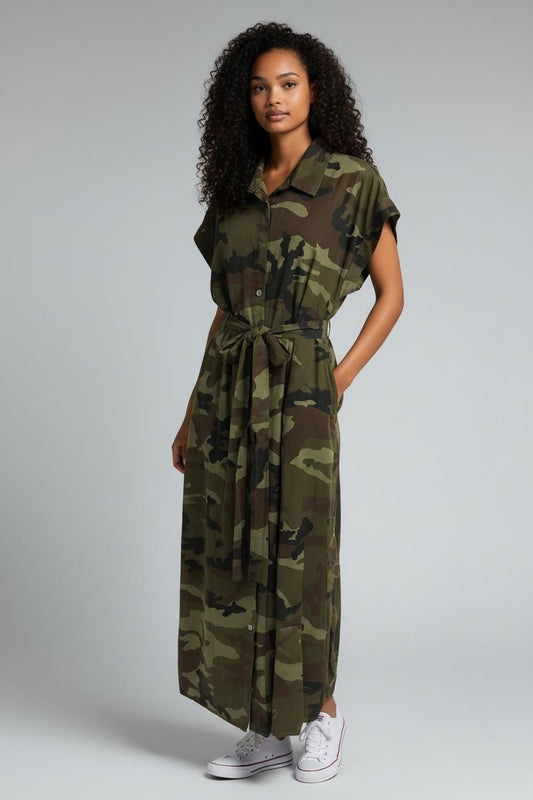 Abito cotone militare
