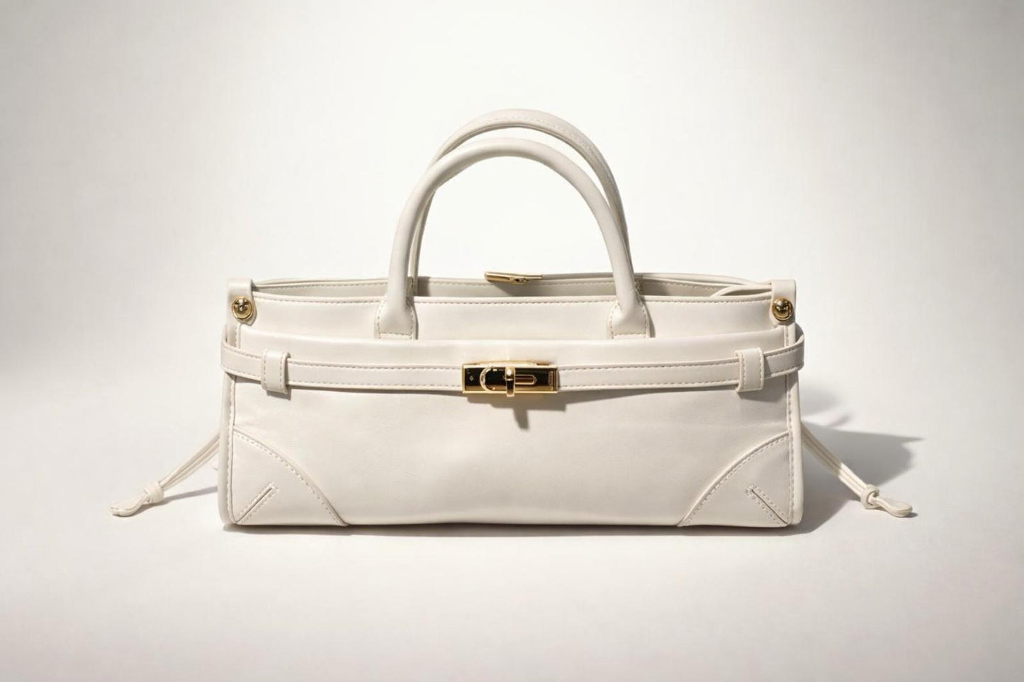 Borsa laccata rettangolare