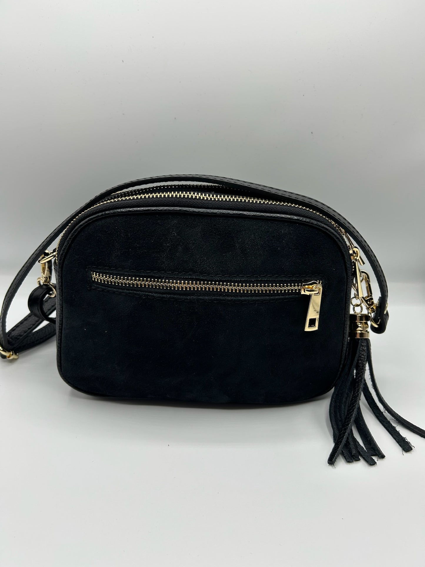 Borsa tracolla scamosciata