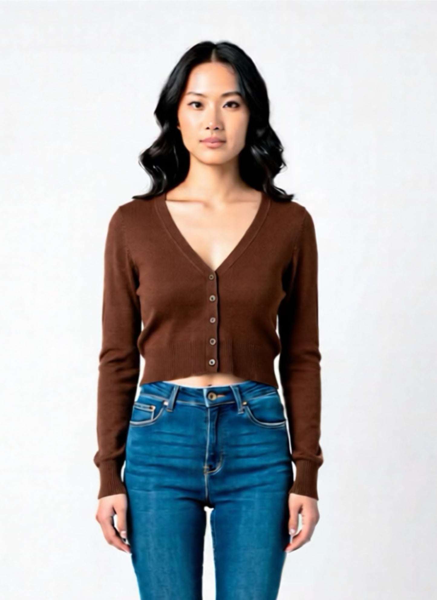 Cardigan crop