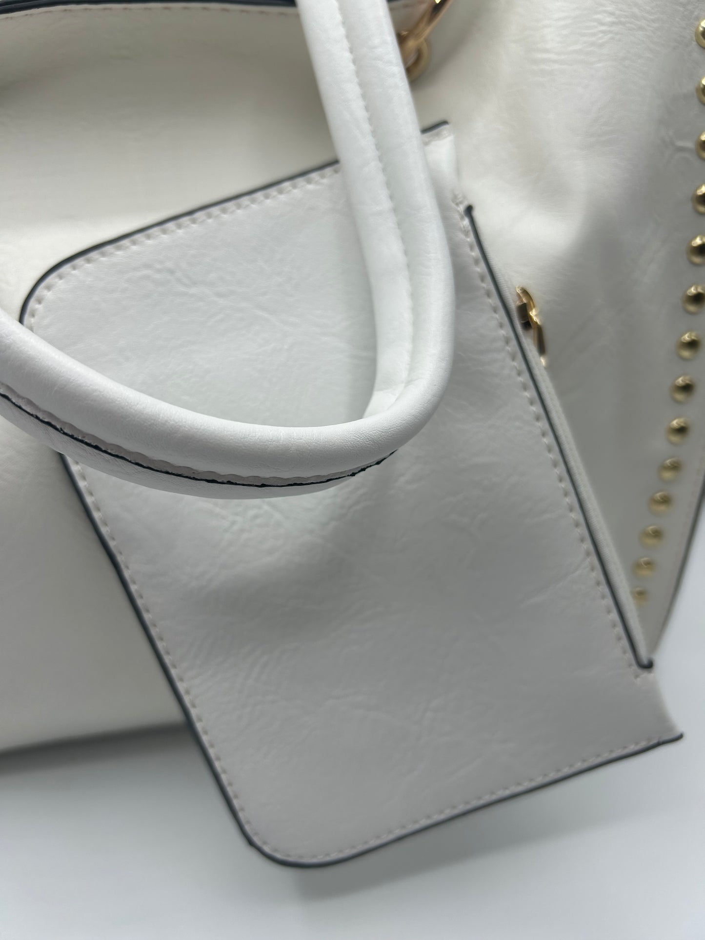 Borsa borchie oro e porta monete