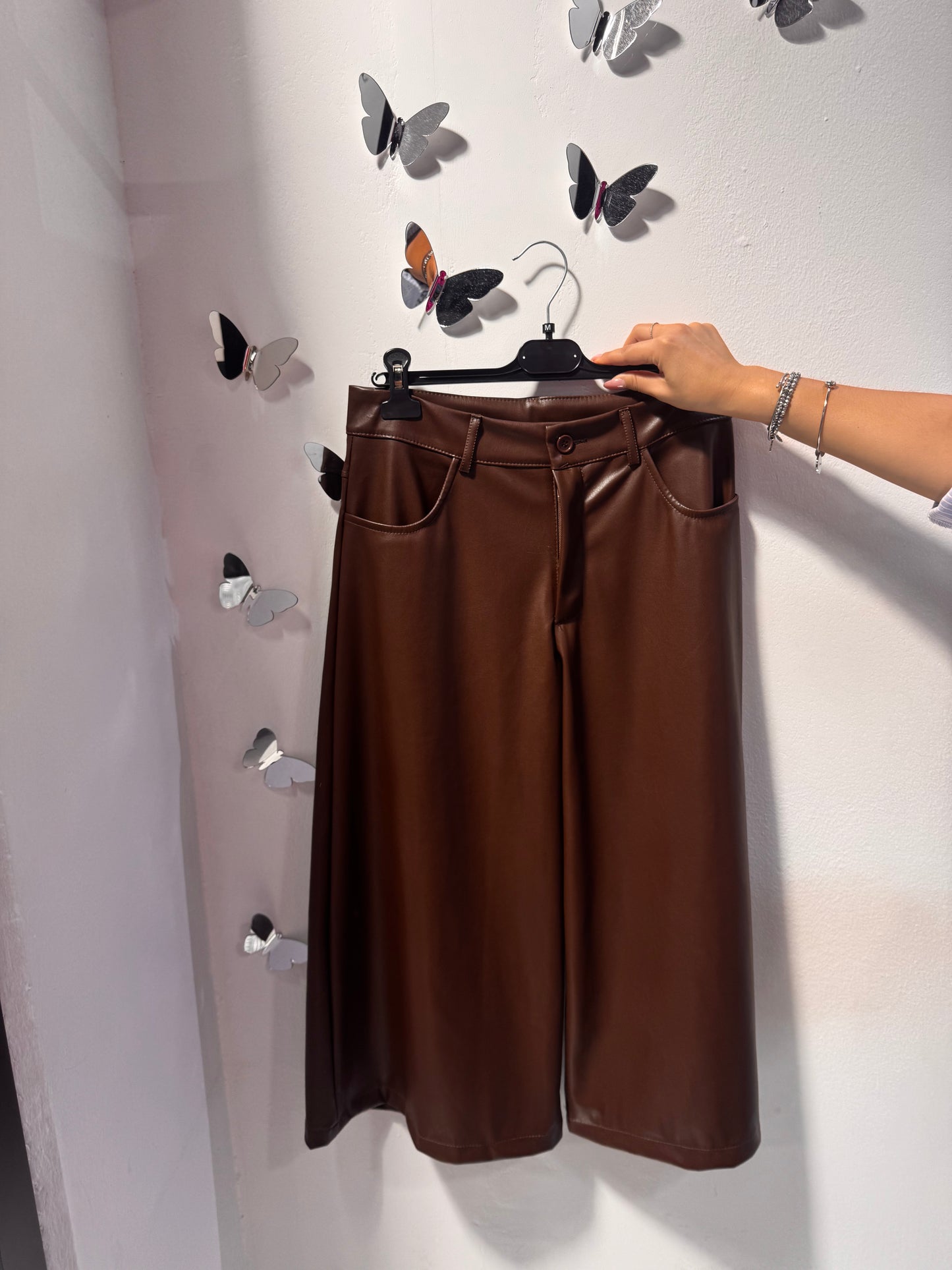 Pantaloni ecopelle N 17