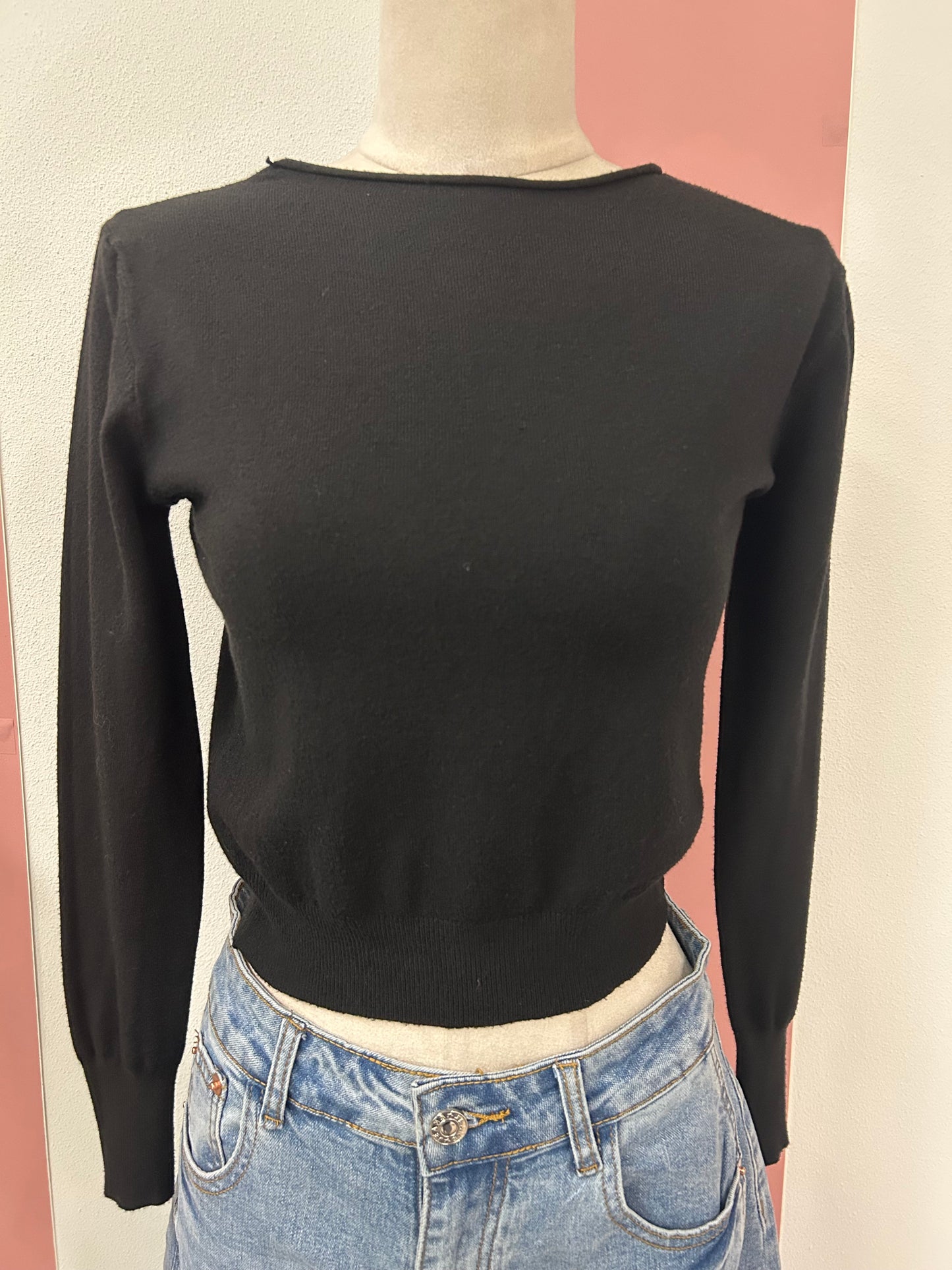 Maglia scollo a barchetta